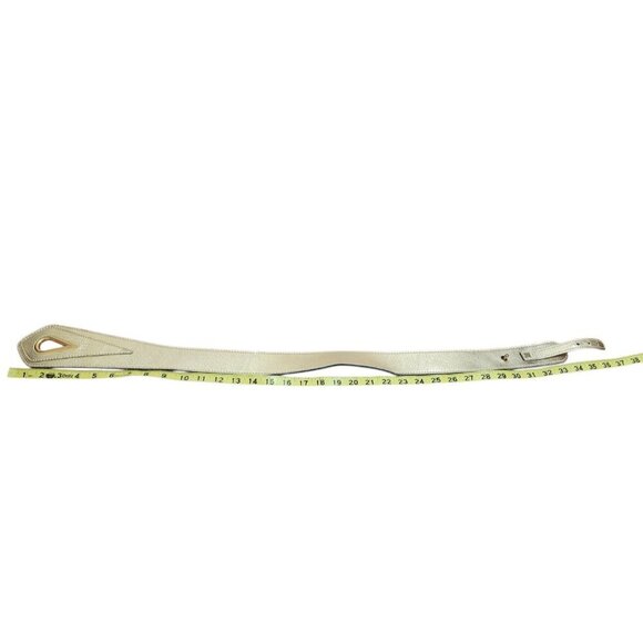 Calleron Adjustable Belt Women\'s Gold Leather Size M main image 5